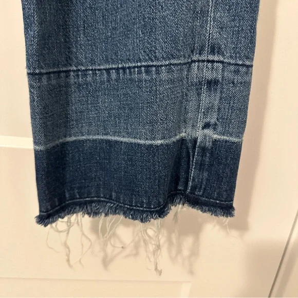 Citizens Of Humanity Blue Cora Crop Relaxed Distressed Hem Jeans Size 26 Women’s - Picture 7 of 14
